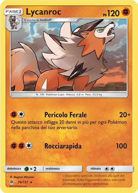 Lycanroc – Reverse Holo