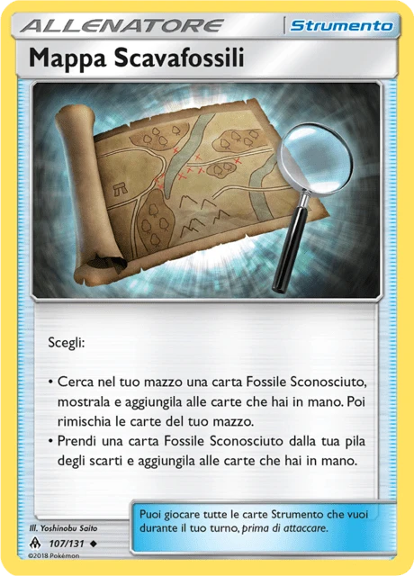 Mappa Scavafossili – Reverse Holo