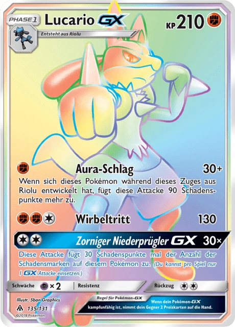 Lucario-GX – Holo