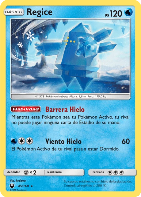 Regice – Reverse Holo