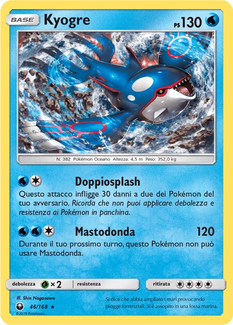 Kyogre – Reverse Holo