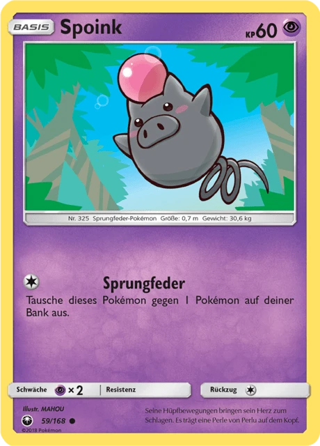 Spoink – Reverse Holo