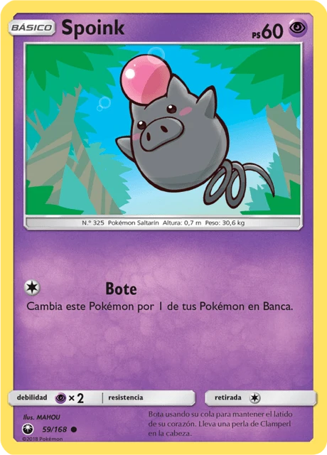 Spoink – Reverse Holo