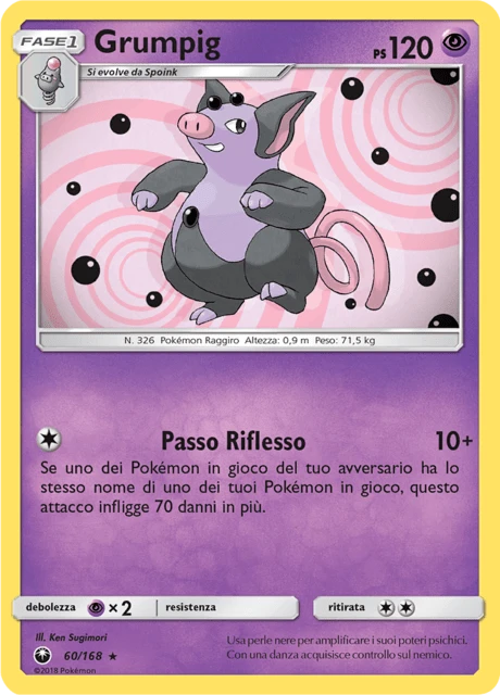 Grumpig – Reverse Holo
