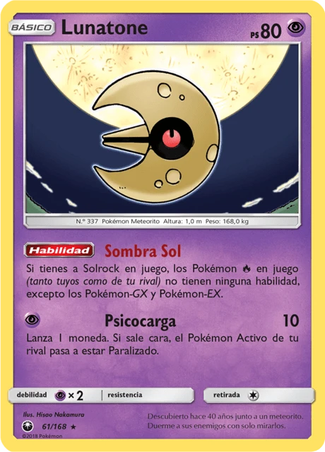 Lunatone – Reverse Holo