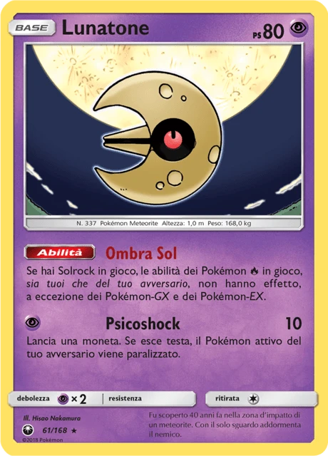 Lunatone – Reverse Holo