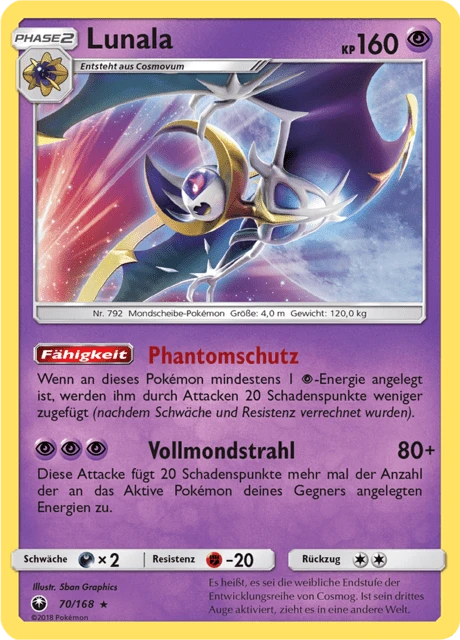 Lunala – Reverse Holo