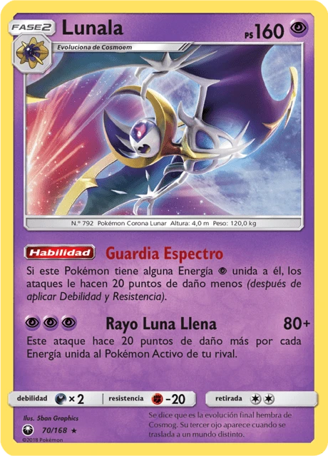 Lunala – Reverse Holo