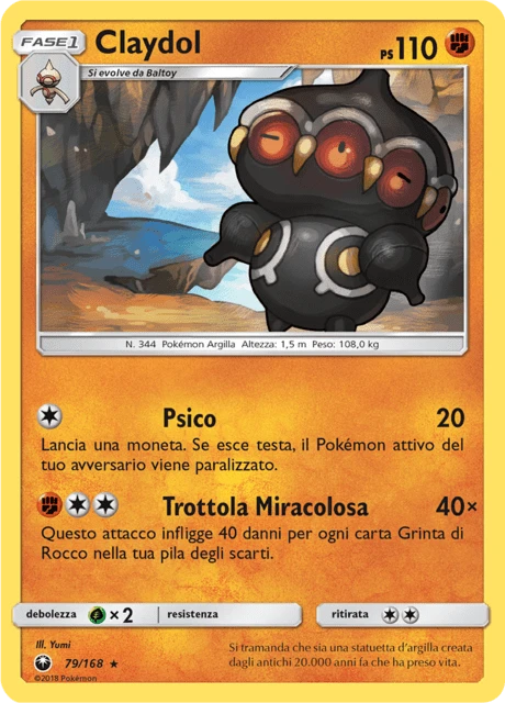 Claydol – Reverse Holo