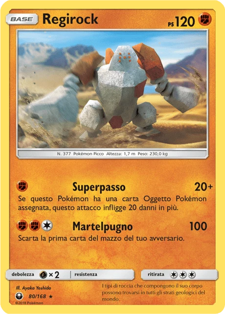 Regirock – Reverse Holo
