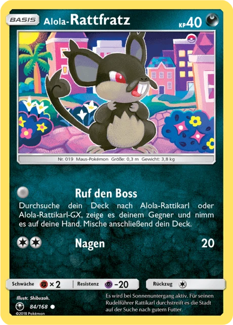Alola-Rattfratz – Reverse Holo