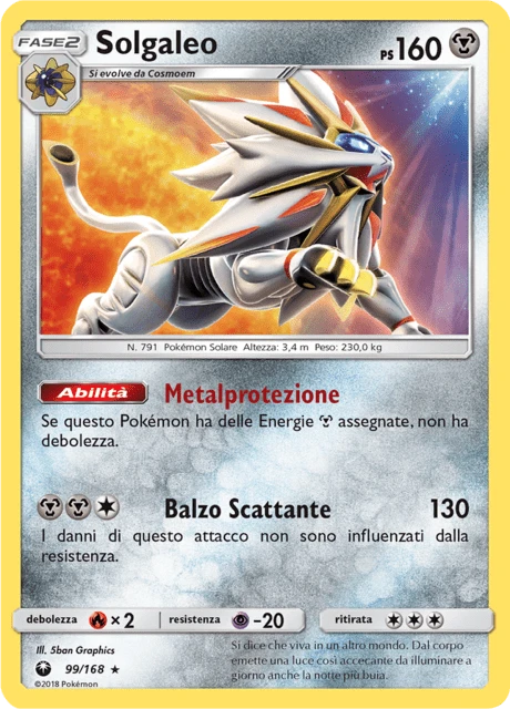 Solgaleo – Reverse Holo
