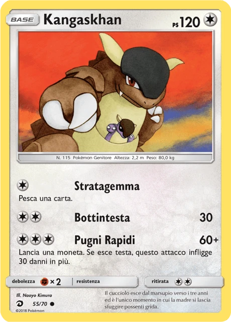 Kangaskhan – Reverse Holo