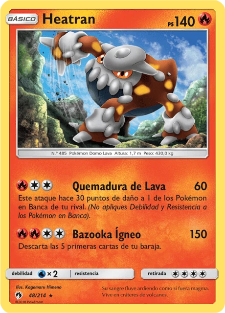 Heatran – Reverse Holo