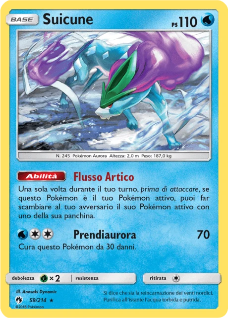 Suicune – Reverse Holo
