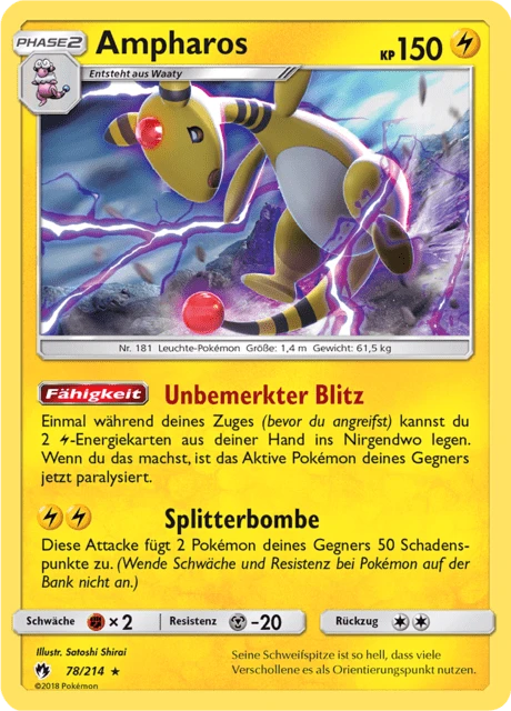 Ampharos – Reverse Holo