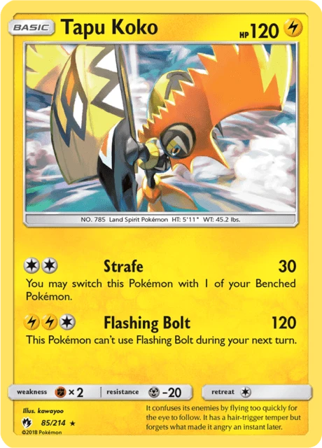 Tapu Koko – Reverse Holo