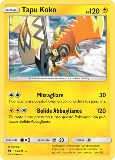 Tapu Koko – Reverse Holo