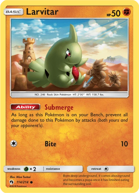 Larvitar – Reverse Holo