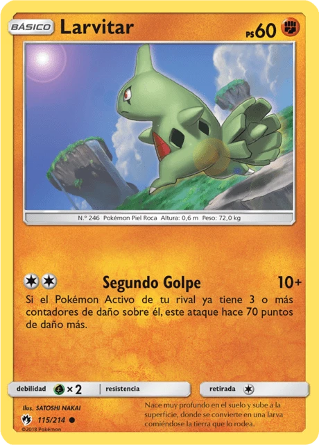 Larvitar – Reverse Holo