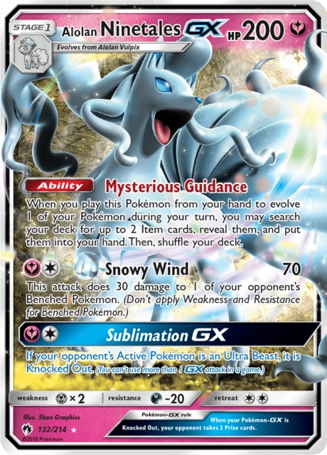 Alolan Ninetales GX – Holo