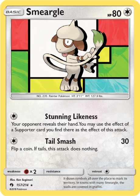 Smeargle – Reverse Holo