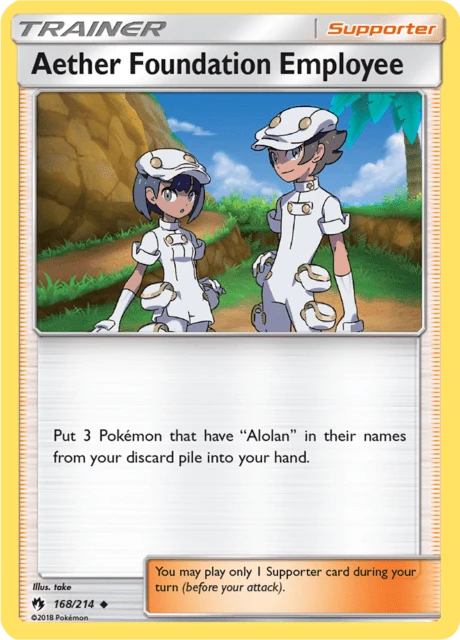 Aether Foundation Employee – Reverse Holo