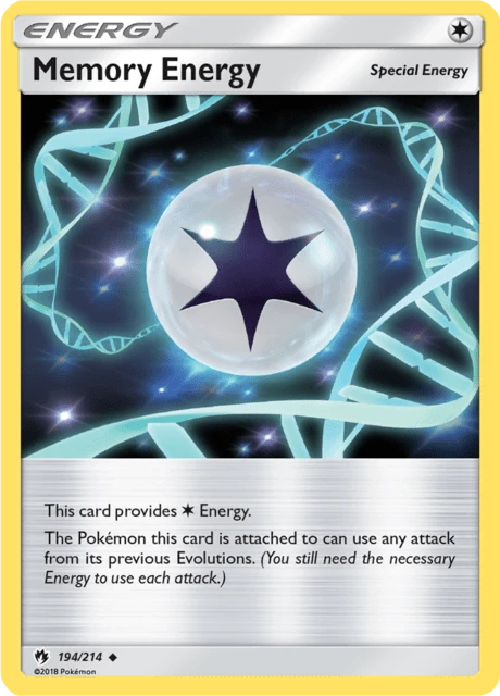 Memory Energy – Reverse Holo