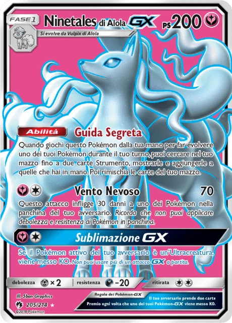 Ninetales di Alola-GX – Holo