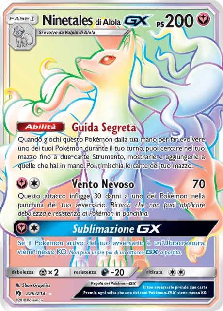 Ninetales di Alola-GX – Holo