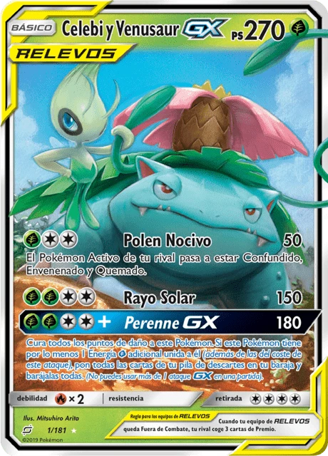 Celebi y Venusaur-GX