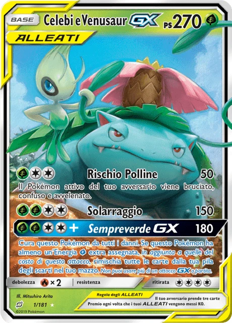 Celebi e Venusaur-GX