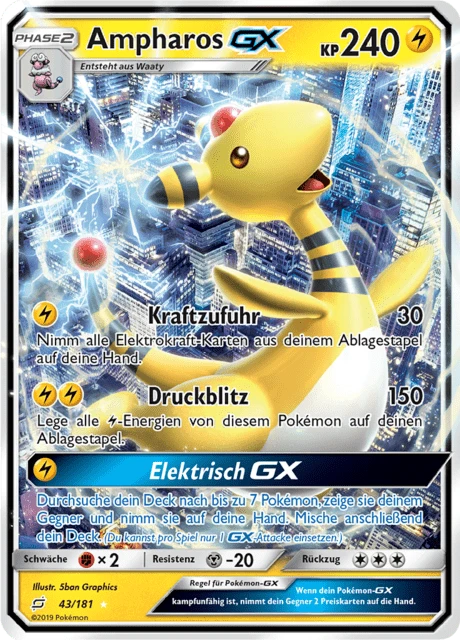 Ampharos-GX – Holo