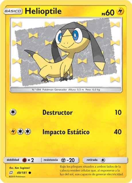 Helioptile – Reverse Holo