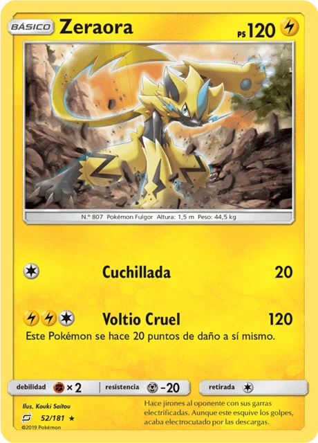 Zeraora – Reverse Holo