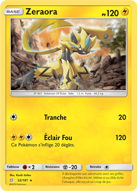 Zeraora – Reverse Holo