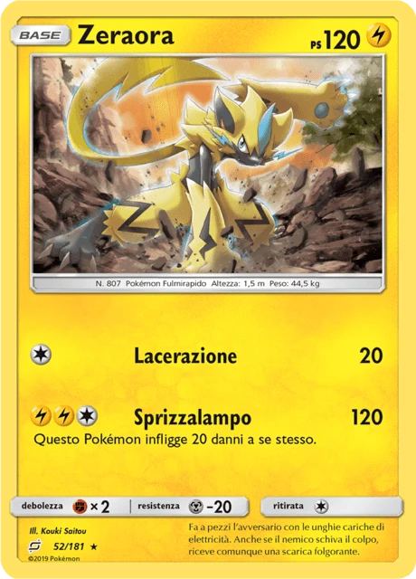 Zeraora – Reverse Holo