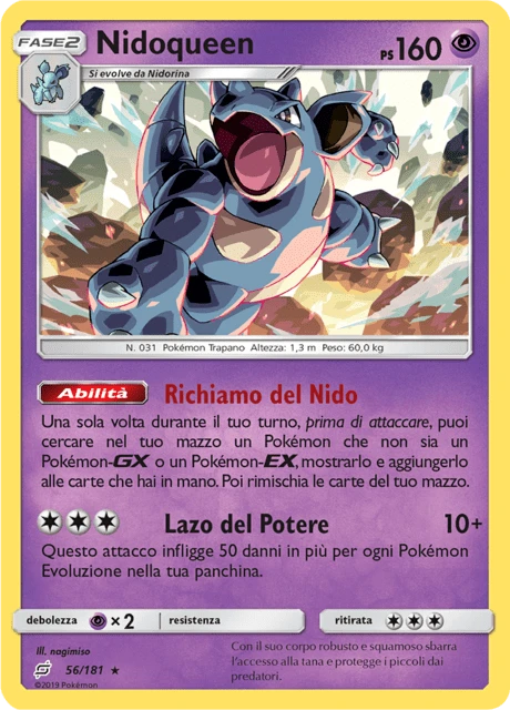 Nidoqueen – Reverse Holo