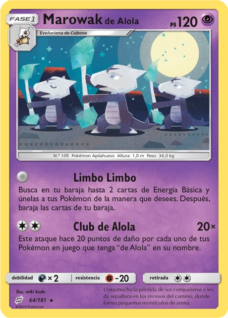 Marowak de Alola – Normal