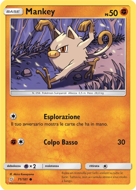 Mankey – Reverse Holo