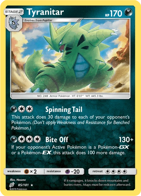 Tyranitar – Reverse Holo