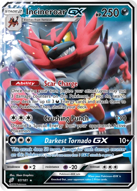 Incineroar GX – Holo