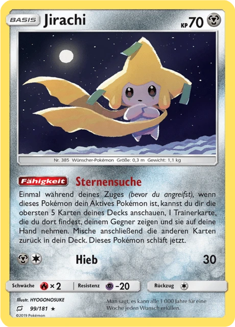 Jirachi – Reverse Holo