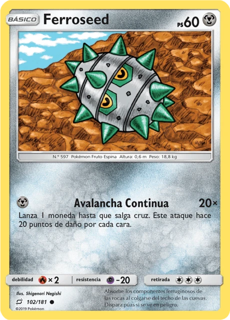 Ferroseed – Reverse Holo