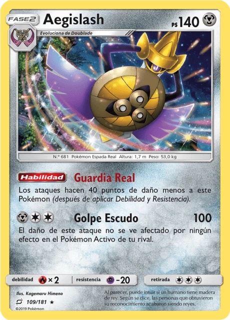 Aegislash – Reverse Holo