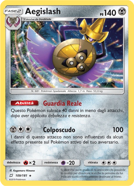 Aegislash – Reverse Holo