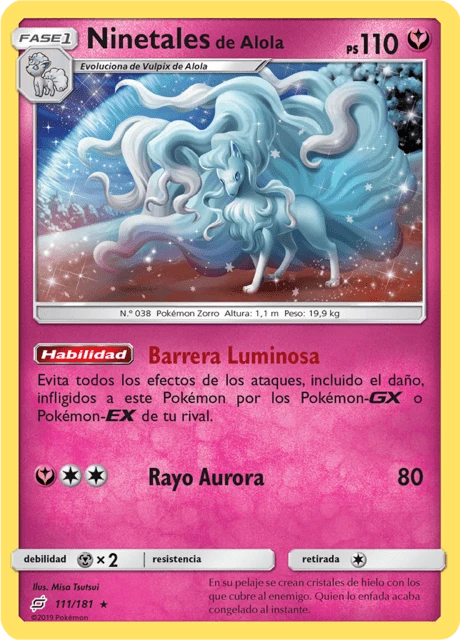 Ninetales de Alola – Holo