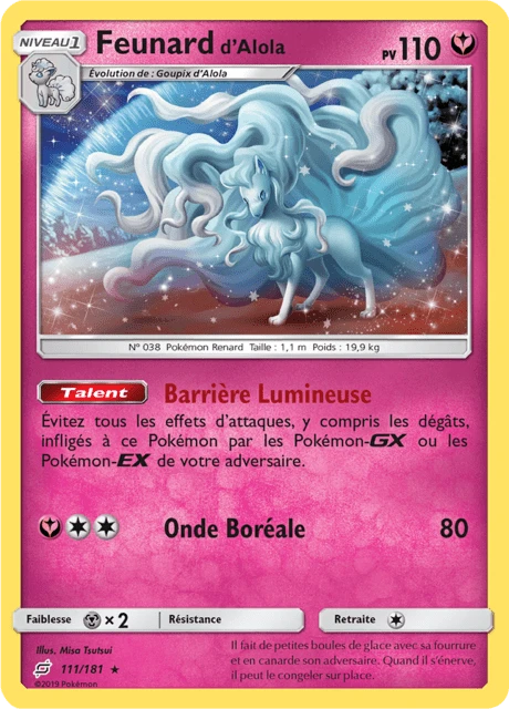 Feunard d'Alola – Reverse Holo