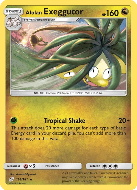 Alolan Exeggutor – Reverse Holo
