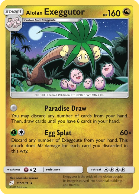Alolan Exeggutor – Reverse Holo